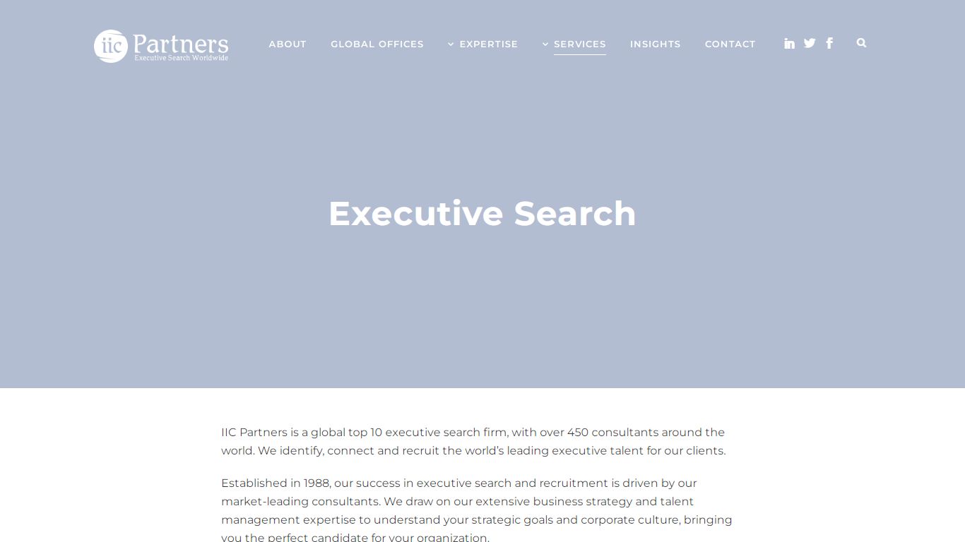 Executive Search - IIC Partners